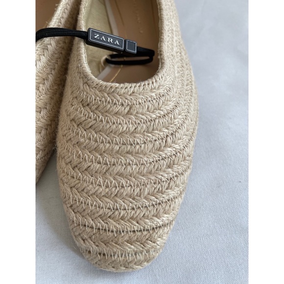 Zara Trafaluc flat woven slip on shoes - Picture 5 of 6